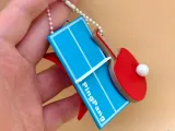 Mini Table Tennis Set Keychain-4