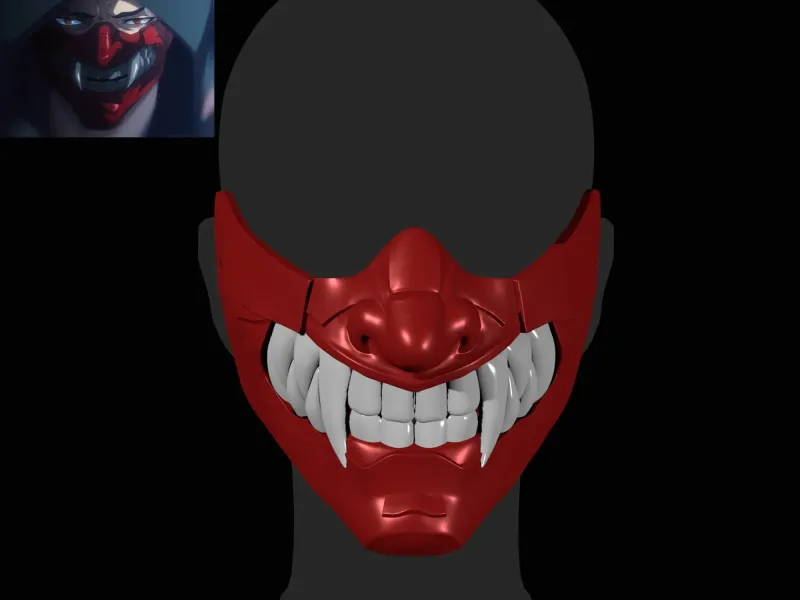 NINJA KAMUI MASK For Cosplay