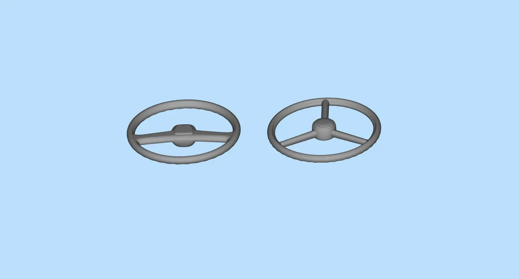 Volante para camião semi-modelo kits Impressão 3d STL grátis