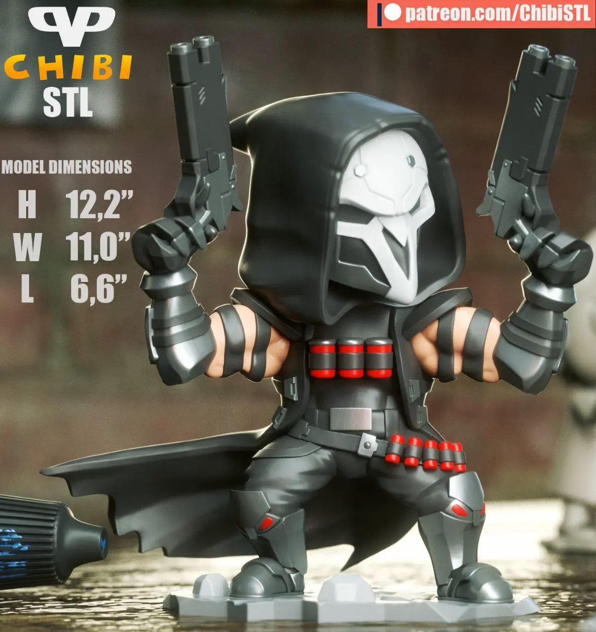 Overwatch Reaper Chibi