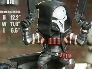 Overwatch Reaper Chibi
