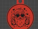 KeyChain Cool Santa-0