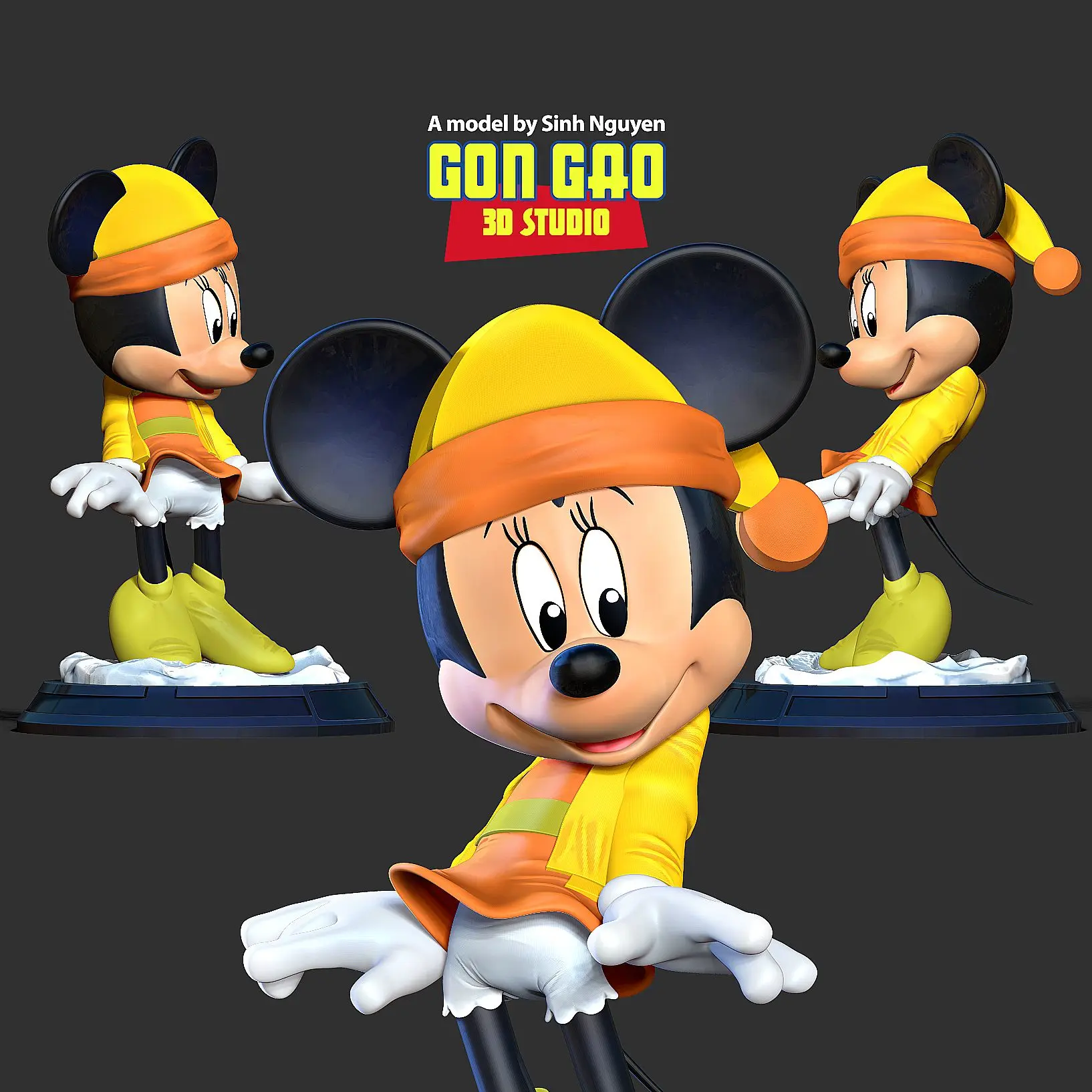 Minnie Mouse - Frohe Weihnachten