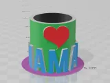Petit pot Maman love-0
