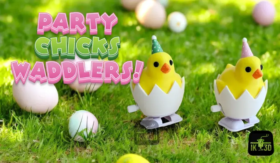 Waddlers - Party Chicks / No Supports / 3MF Included