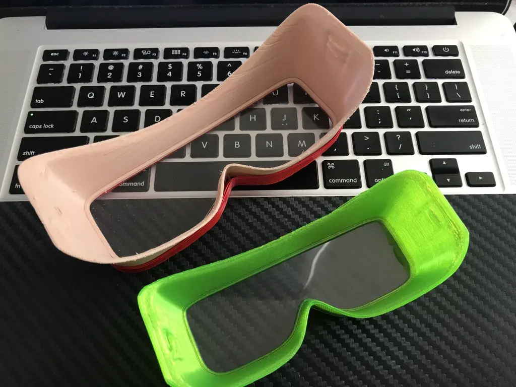 Flexible Goggles Optimised for 3DP [Print on Transparent Fil