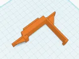 Wanhao i3 Plus spool holder bracket-1