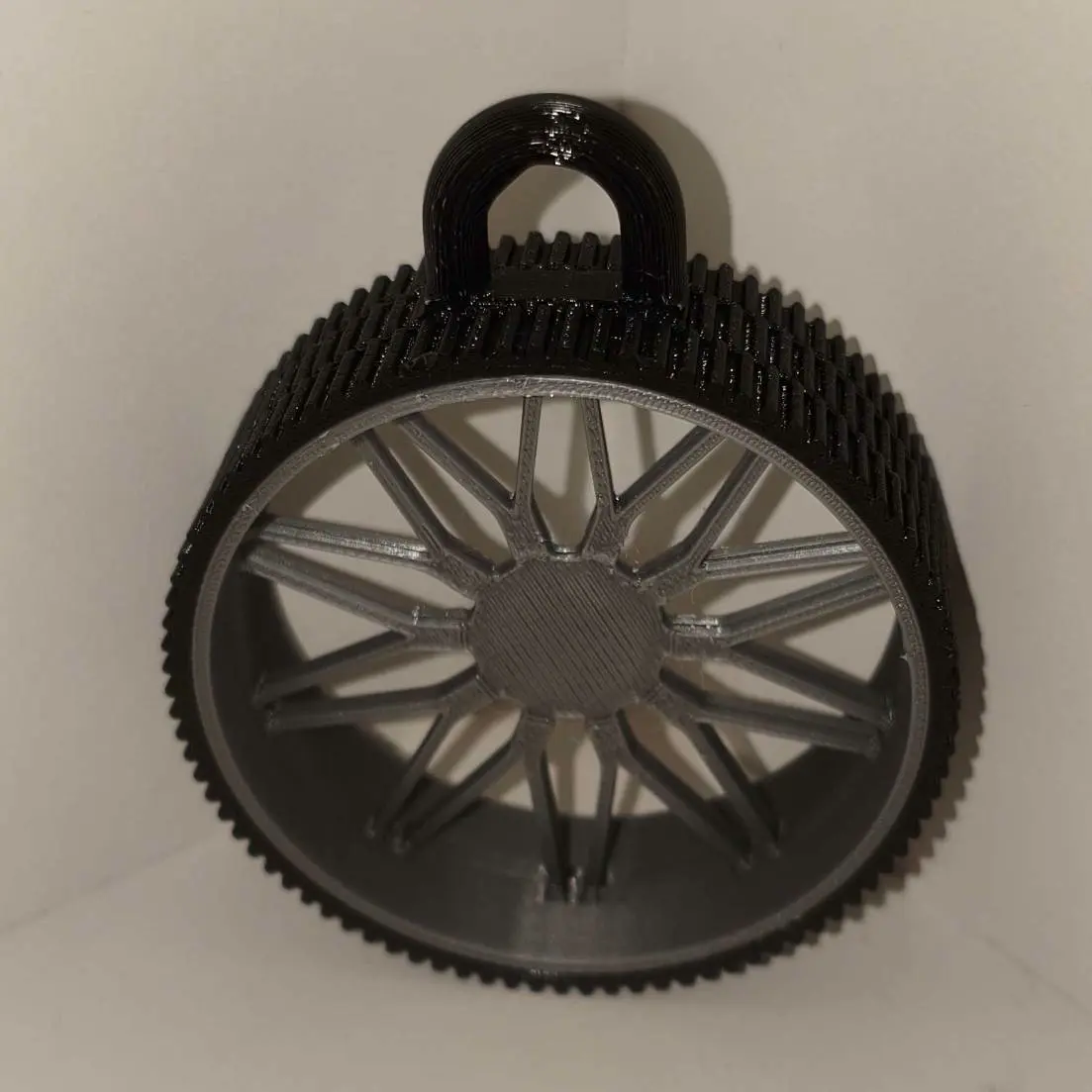 Car Wheel Christmas Ornament
