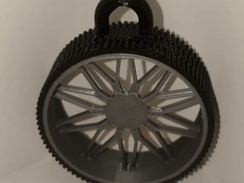 Auto-Rad-Weihnachtsornament