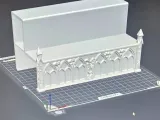 2 tier gothic mini figure model shelf-1