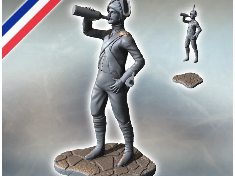 Drunk Napoleonic soldier 2 - miniatures warhammer tabletop s