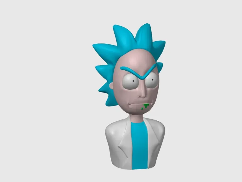 Rick Sanchez Bust - Rick e Morty