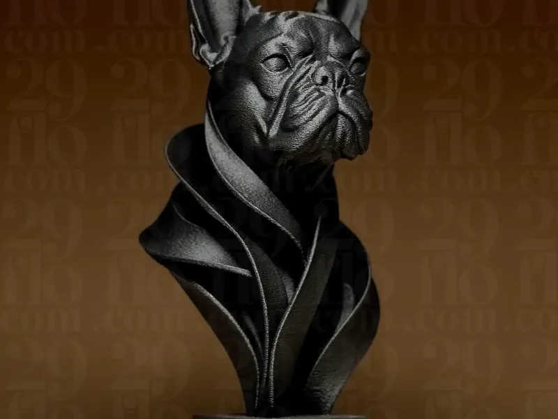 Modern French Bulldog Bust