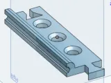 Rail system for desk V1-1