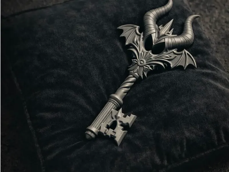 Maleficent-Inspired Dark Fantasy Key
