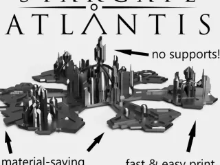 easy-to-print Stargate Atlantis (No supports!)