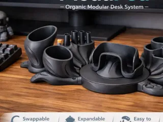 🐙 ModuPod – Organizador Modular Paramétrico Inspirado en