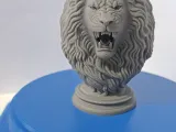 busto leone che ruggisce-1