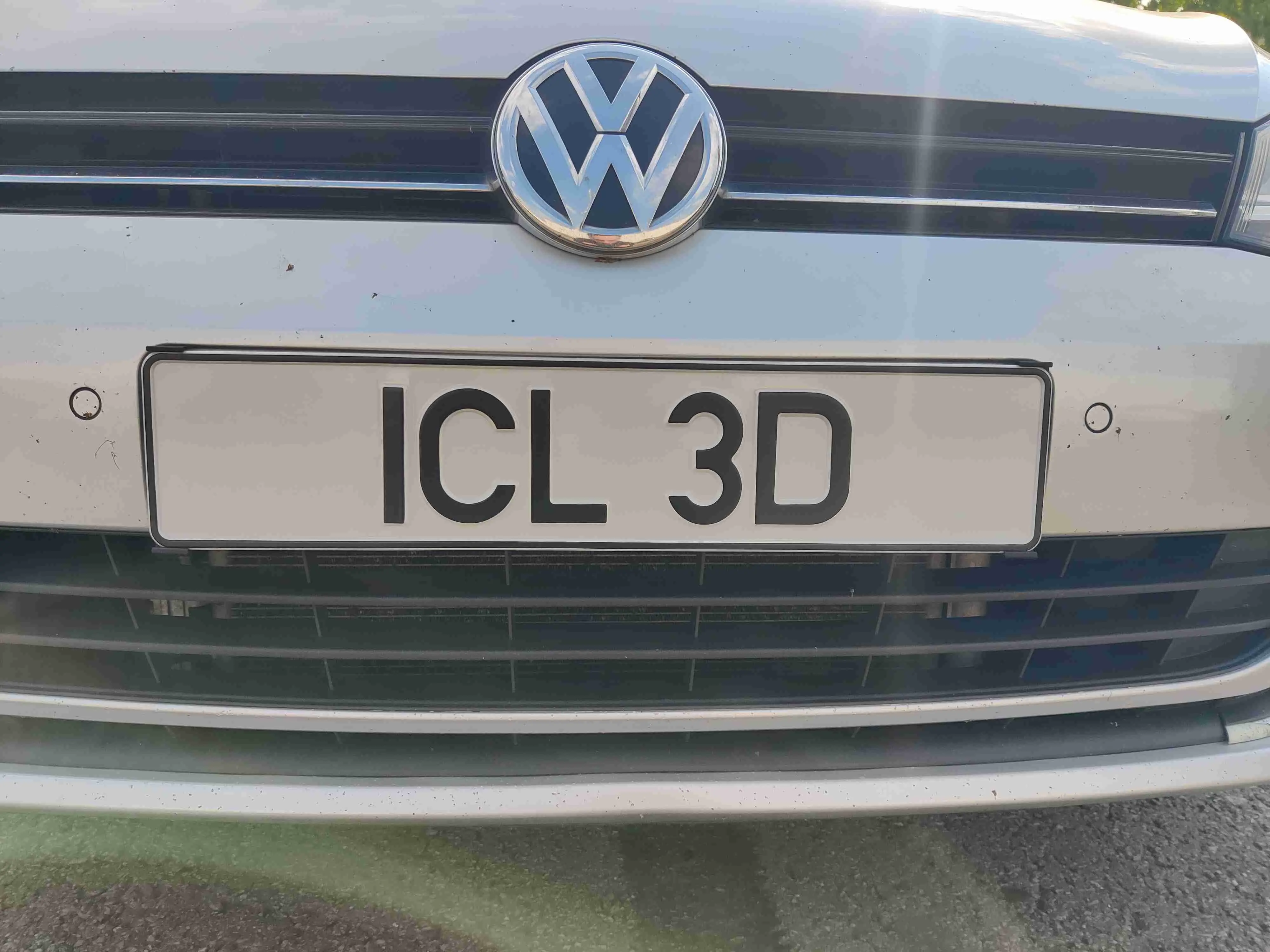 Slim License Plate Support (EU)