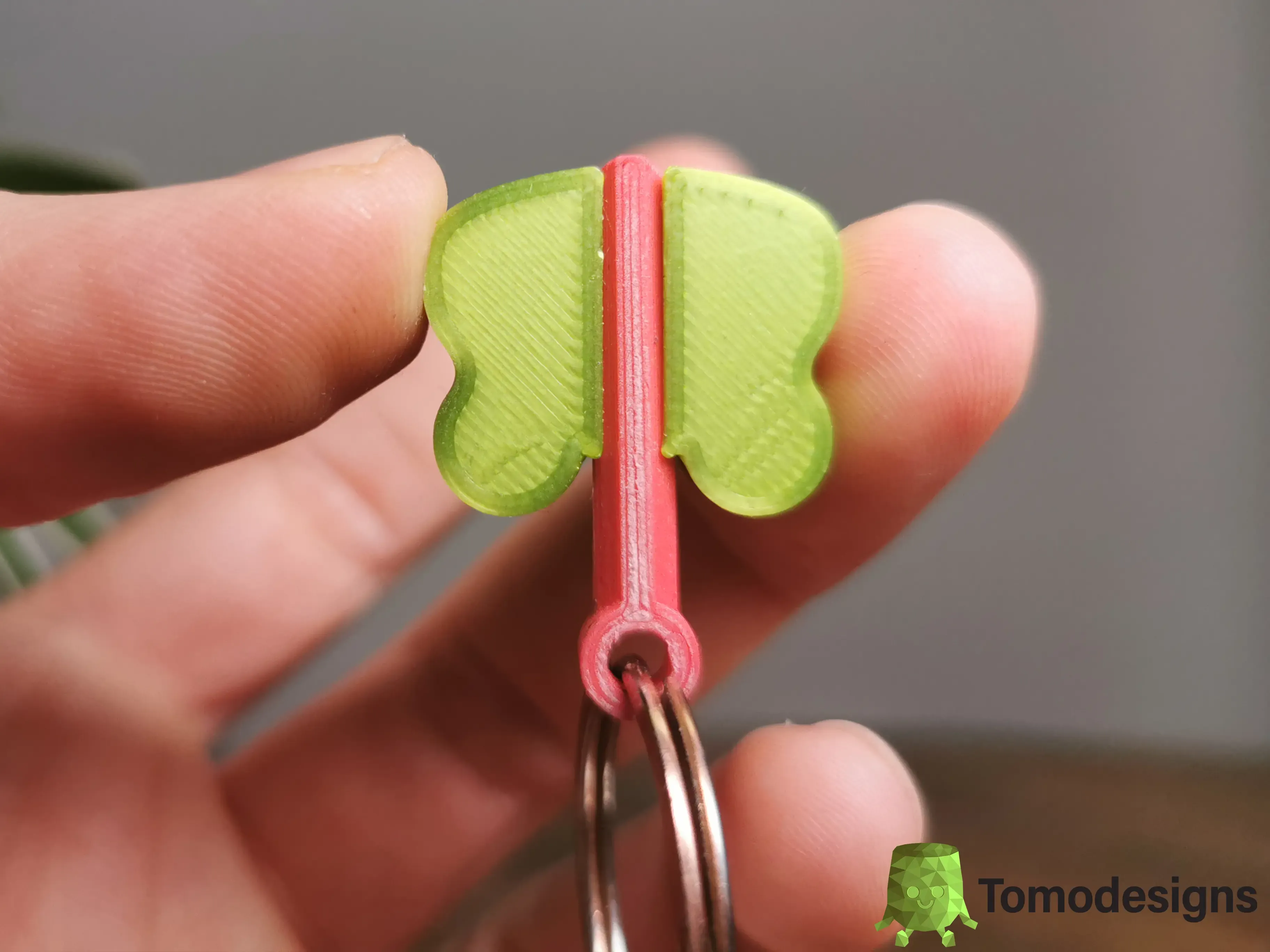 Mini Flip Frog Tongue Keychain