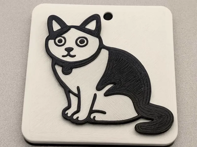 Chaveiro Gato Sentado (PB-1 Face)
