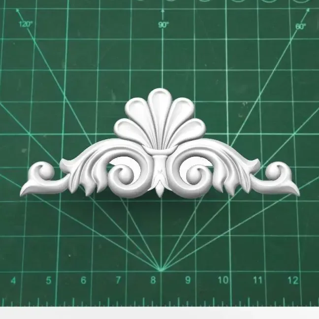 Moldura decorativa para madera 15 (Pattern decor design)