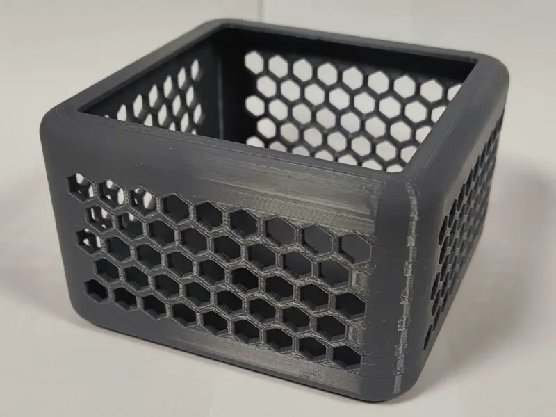 Rounded Hex Storage Bowl | Incurved Rim