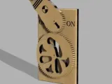 gear light switch cover-0