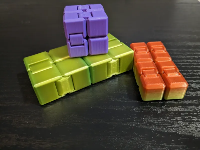 Remixed: Kobayashi Fidget Cube (Infinity Cube, parametric)
