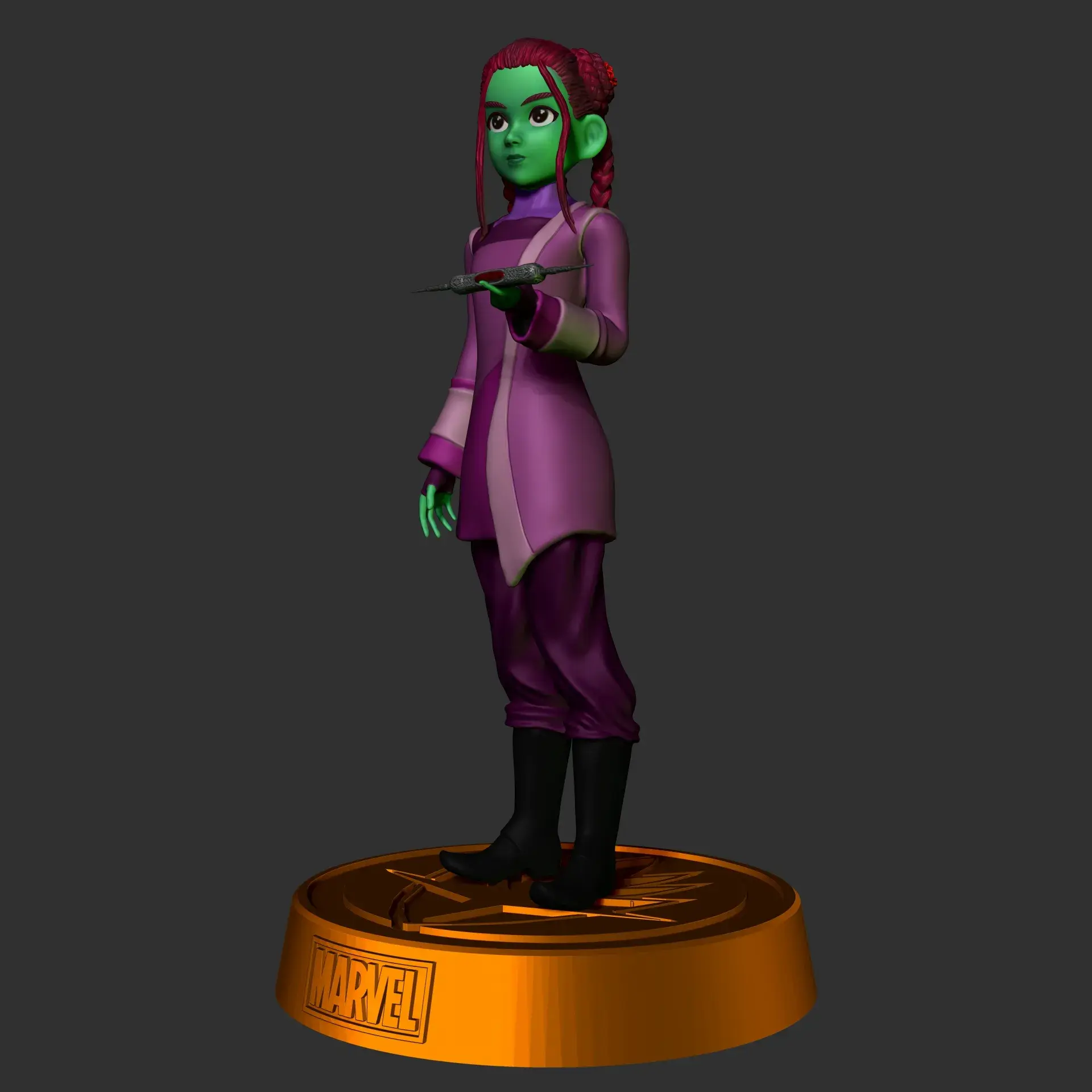 Kid Gamora - fan art