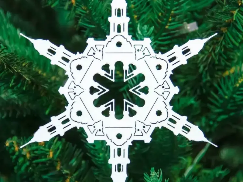 Fort Worth Temple Ornament