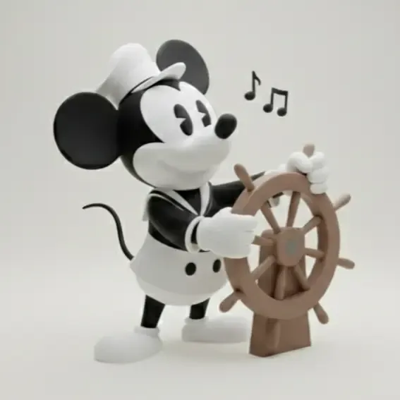 Mickey Mouse Steamboat Willie (1928)