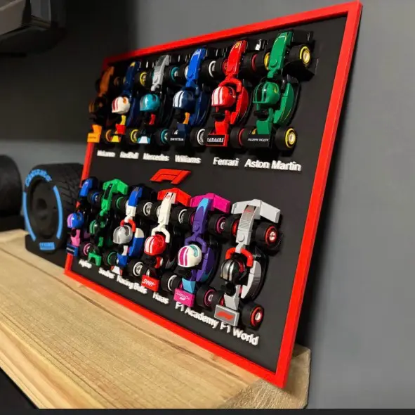F1 Lego mini car display