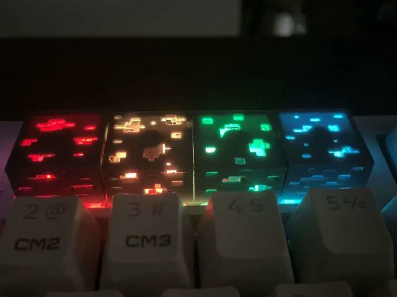 Minecraft Slab Keycabs