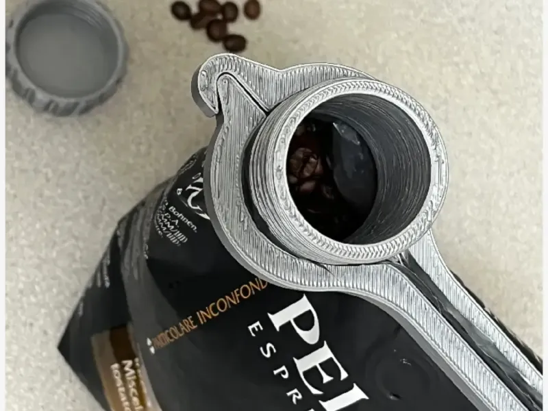 コーヒー袋クリップ用キャップ