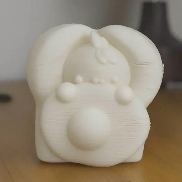 Cute toast figurine