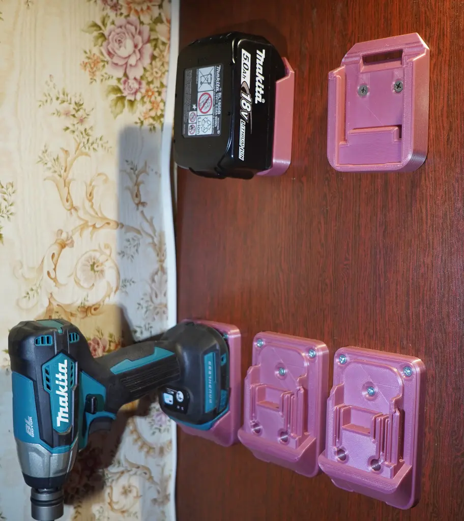Free Tools & Spare Parts STL Download Makita Wall Mounts / Holders