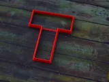 LETTER T COOKIE CUTTER-0