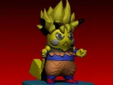Pikachu súper sayayin -0