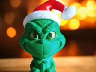 Grinch Modular Christmas Hat 3 Colors, No AMS