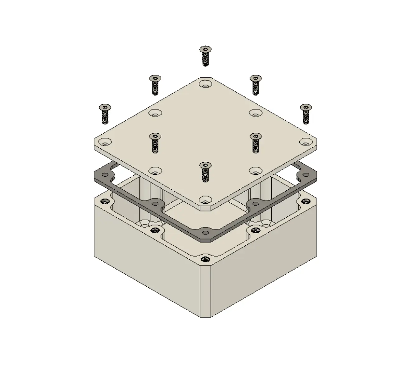 Air tight Rugged Box (80x80x30)