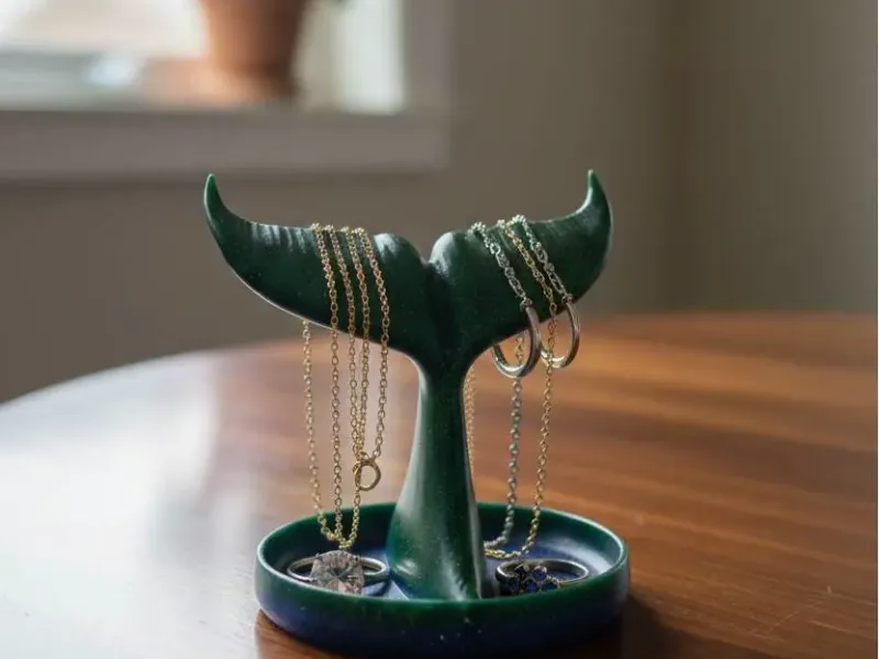 Whale Tail Jewelry Holder