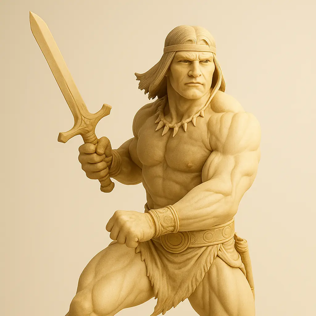 3D Printer Files | 3MF File | Conan o barbaro classico