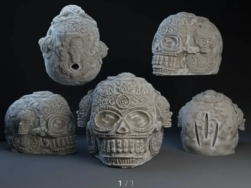 Aztec death whistle (from thingiverse Peter farewell)