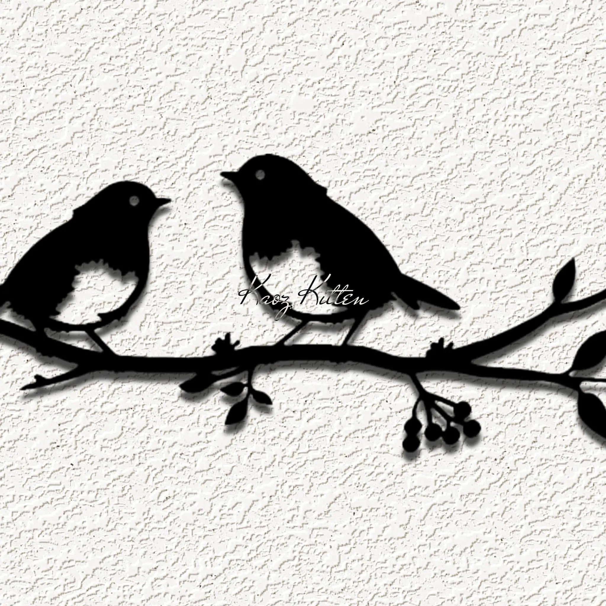 2 robin birds WALL ART HOME DECOR