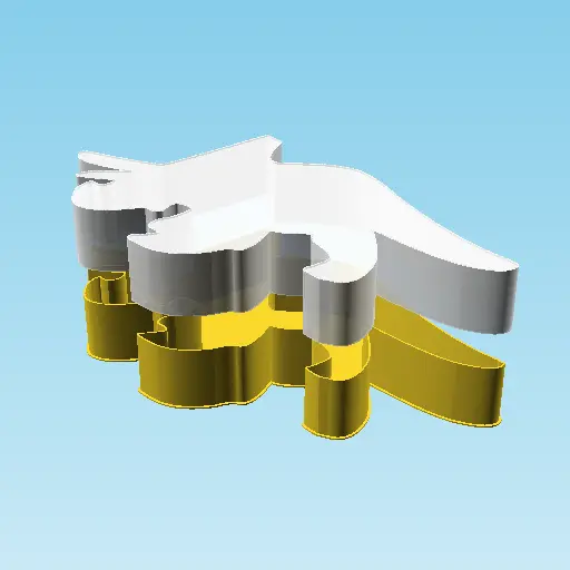 Dinosaur Icon 00C2, nestable box (v2)