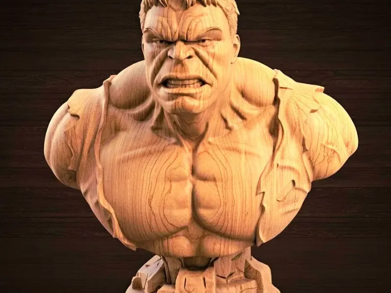 Hulk bust. all pieces