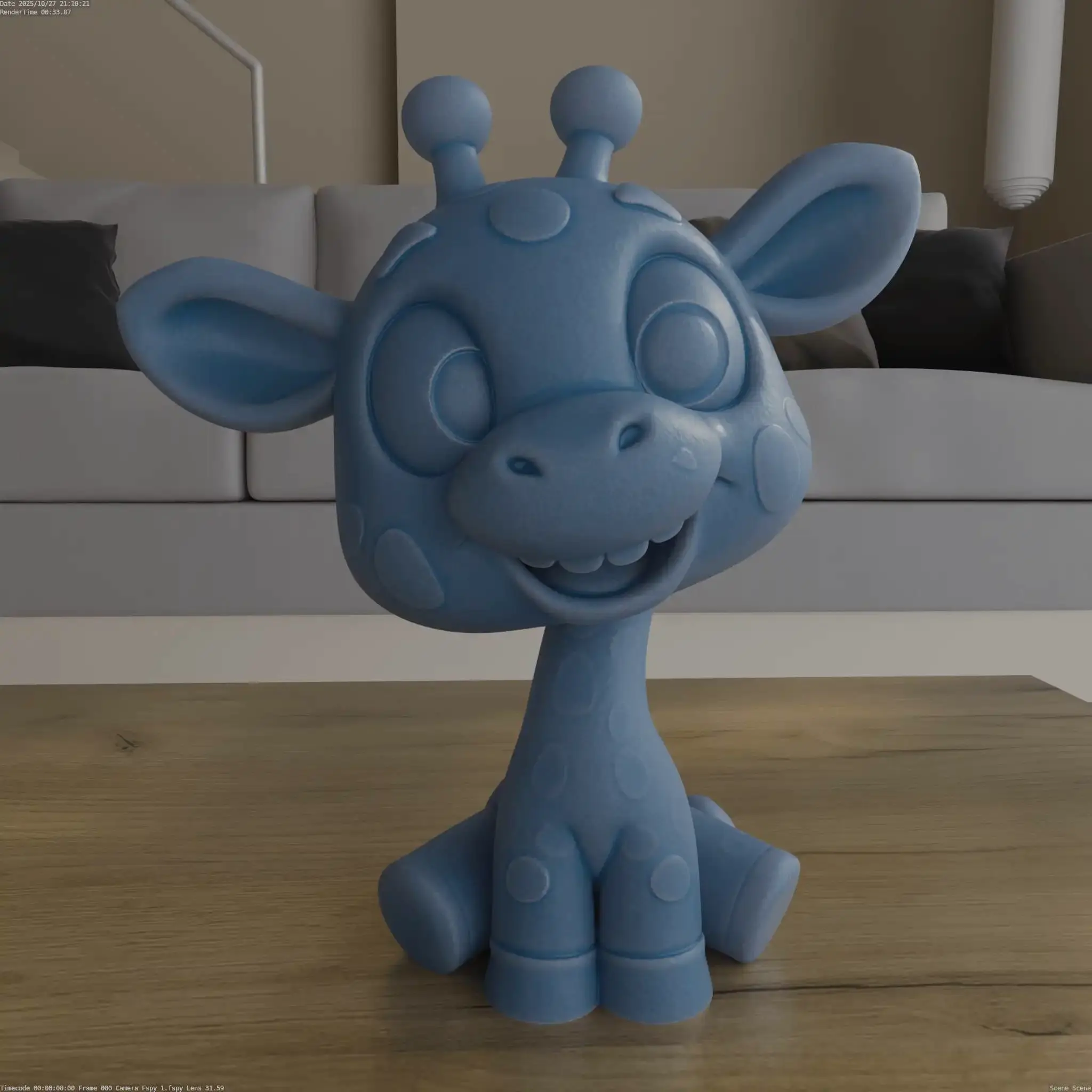 Adorable Giraffe 3D Print Model STL High Quality Design