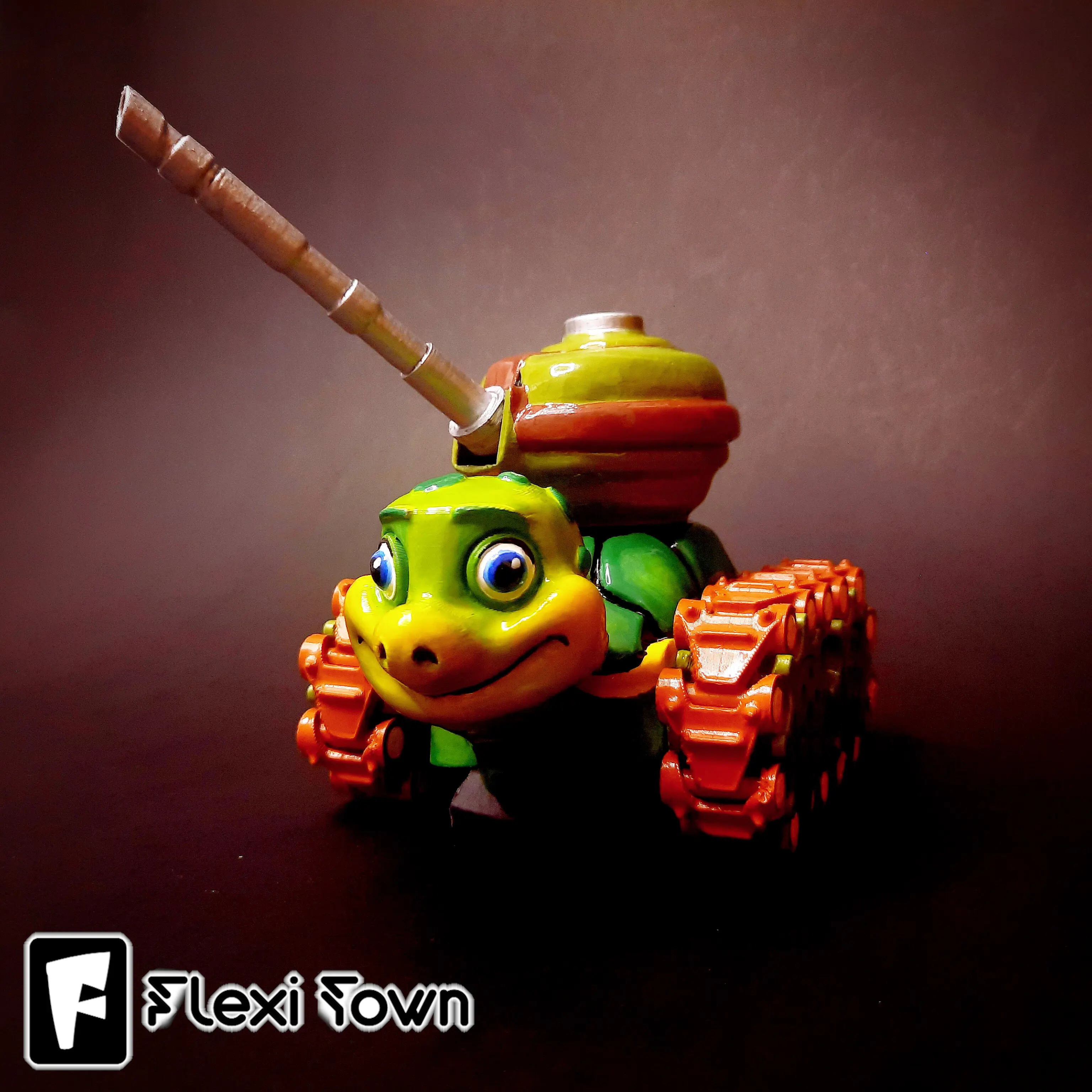 Flexi Print-in-Place Tank Turtle