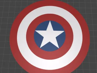 Captain America Keychain 